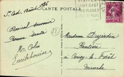 VINTAGE POSTCARD Holy Cast View Of the Crumbs And the Point Of the Guard