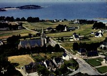 MODERN CARD Brittany Colors Jacut Saint Of the Sea the Church And the Dimension