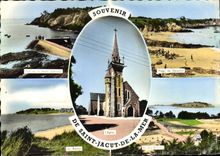 CPM Souvenir De Saint Jacut De La Mer Port de la Houle Causseul Rougeret 