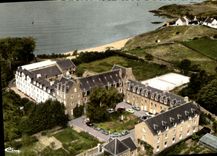 MODERN CARD St Jacut Seen Air the Abbey