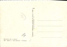 MODERN CARD St Jacut Seen Air the Abbey