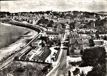 MODERN CARD In Plane With the Top Of St Jacut Of the Sea View