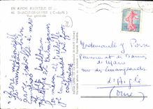 MODERN CARD In Plane With the Top Of St Jacut Of the Sea View