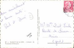 MODERN CARD St Jacut Of the Sea Summer camp of Alencon