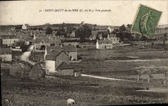 VINTAGE POSTCARD Holy Jacut Of the Sea View