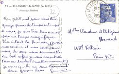 MODERN CARD St Laurent Of the Sea Handle To the Monks