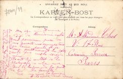 VINTAGE POSTCARD All Breatagne St Michel Burdens the Borough with It