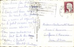 MODERN CARD St Quay Portrieux Thrown Beach Golf