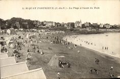 CPA St Quay Portrieux La Plage A Heure Du Bain