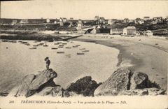 CPA Trebeurden Vue Generale De la Plage