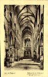 CPA Treguier Interieur De la Cathedrale