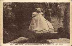 CPA Treguier Le Monument Aux Morts De La Guerre Militaria 