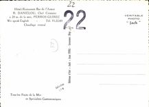 CPM Hotel Restaurant Danielou Chef Cuisinier Perros Guirec