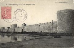 CPA Algues Mortes Les Remparts 