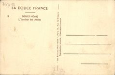 CPA Nimes L'Interieur des Arenes 