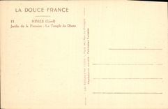 CPA Nimes Jardin de la Fontaine Le Temple de Diane