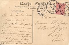 External visto Nimes de la POSTAL de la VENDIMIA de la arena