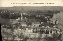 CPA Pont Saint Esprit Vue Panoramique De La Citadelle