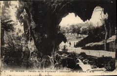 CPA Nimes Jardin De la Fontaine Interieur De La Grotte