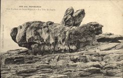 CPA Penmarch Les Rochers De Saint Guenole La tete de lapin