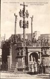 CPA Calvaire De Plougastel Daoulas Cote Nord Ouest Folklore Enfants