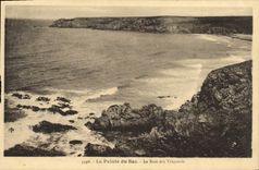 VINTAGE POSTCARD the Point Of the Strong current the Bay Of Trespass