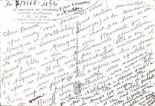 MODERN CARD Roscoff the Beach and the Marine Institute of Rockroum the house Holy Luc