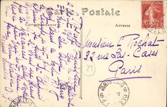VINTAGE POSTCARD Roscoff the House Strong and the Large Hotel of the Baths