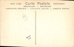 VINTAGE POSTCARD Roscoff the Garden and the Turret of Marie Stuart Children