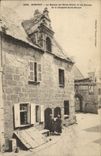 VINTAGE POSTCARD Roscoff the House of Marie Stuart and Ruins of the vault Ninien Saint
