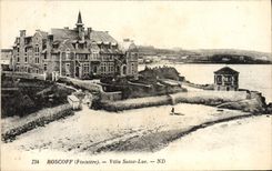 VINTAGE POSTCARD Roscoff Villa Luc Saint