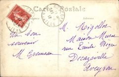 VINTAGE POSTCARD Roscoff Rock of the Head of Monkey