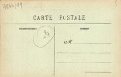 Perdón de la POSTAL de la VENDIMIA Sainte de Anne Palue la procesión de la tarde sabida en fecha la TAPA del folklore de los milagros