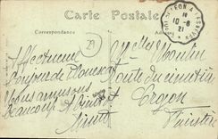 VINTAGE POSTCARD Surroundings of Saint pol. Of Leon Sibiril castle of Kerouzere