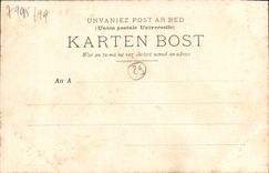 VINTAGE POSTCARD Holy pol. Of Leon Stalls of the Cathedral