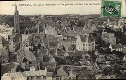 VINTAGE POSTCARD Holy pol. Of Leon View southern part taken of Creisker