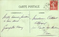 VINTAGE POSTCARD Morlaix Curved Street known as of the Staircases at the 100 steps Children