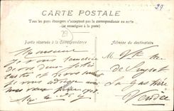 VINTAGE POSTCARD Castle of Guy (hoat close Moralix has M the count of the Bar of Nanteuil