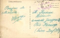 VINTAGE POSTCARD Morlaix Overall picture of the Viaduct