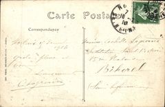 VINTAGE POSTCARD Morlaix general Aspect of the City the viaduct