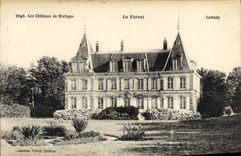 VINTAGE POSTCARD Castles of Brittany Forest Loctady