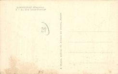 VINTAGE POSTCARD Landivisiau the Street Louis Pasteur