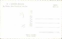 MODERN CARD Lannilis the River River mouth Wrac' H has Treiz Coz