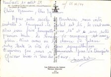 MODERN CARD Lampaul Plouarzel the Place of the church