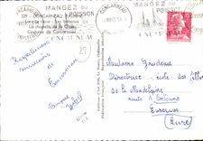 MODERN CARD Concarneau the closed city boats the vault of the Cross Costume of Concarneau Folklore