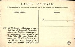 Publicidad de Maggi del mercado de Guimiliau de la POSTAL de la VENDIMIA