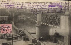 CPA Brest Perspective du Pont tournant