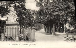 VINTAGE POSTCARD Brest the Course of Ajot