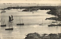 VINTAGE POSTCARD Beg Meil Panorama of the Point of the Semaphore Beaches