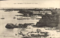 VINTAGE POSTCARD Beg Meil View of the Point